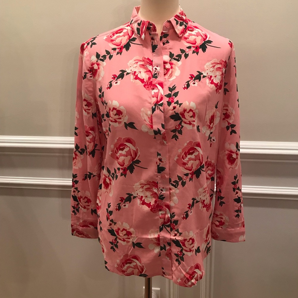 Pink Floral Shirt
